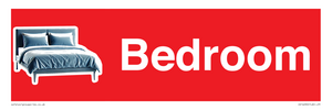 Bedroom Dementia Sign Red